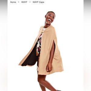 WAYF where are you from Cape size XS- like new